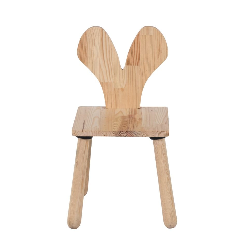 Doğal Ahşap Çocuk Sandalye Fare